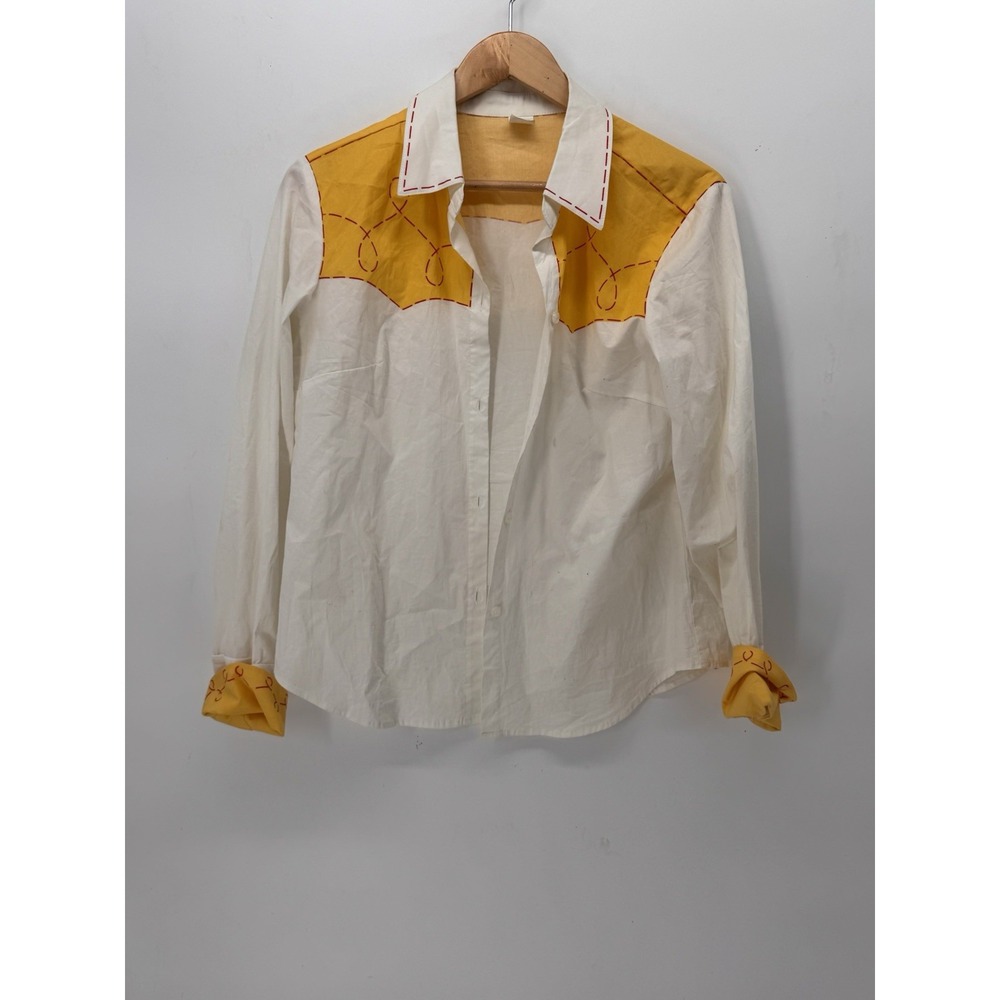 Vintage Toy Story Jessie Costume Agent Western Cowboy Shirt Womens L